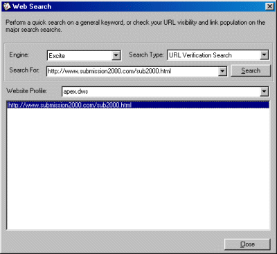 Web Search - All-In-One professional web promotion software