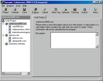 Dynamic Submission 2000 - All-In-One professional web promotion software